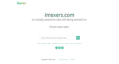 Desktop Screenshot of imexers.com